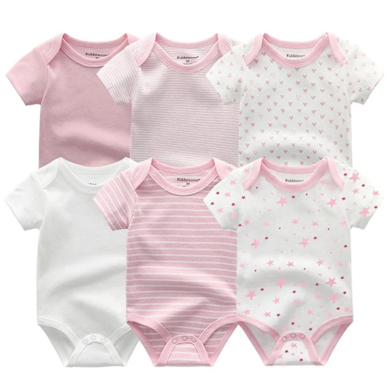Ensemble de 6 bodys en coton