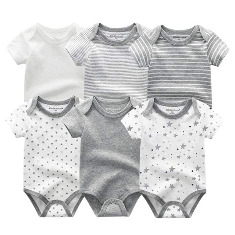 Ensemble de 6 bodys en coton
