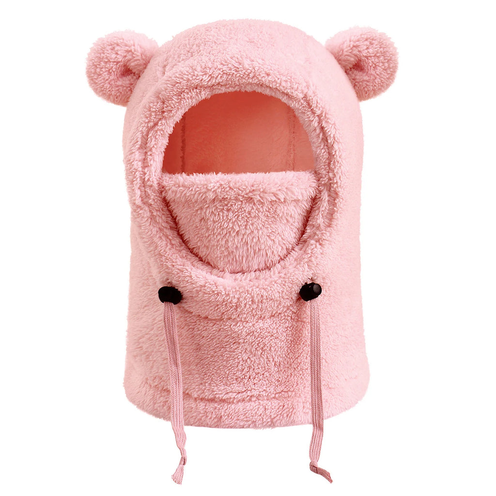 Cagoule en peluche