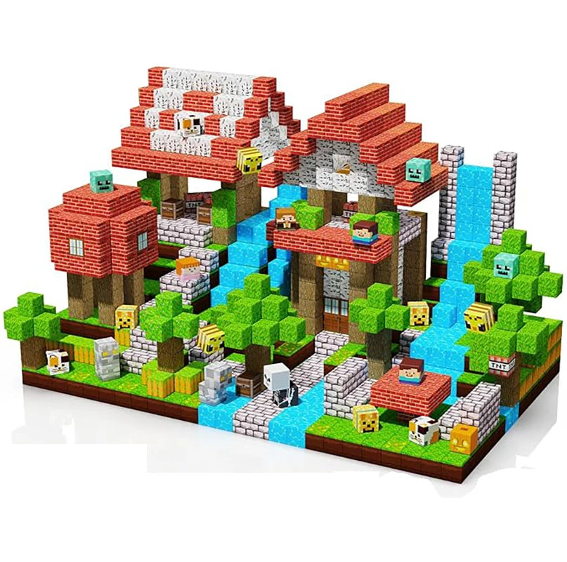 Ensemble de blocs de construction magnétiques,