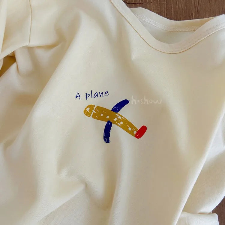 T-shirt en coton à manches longues