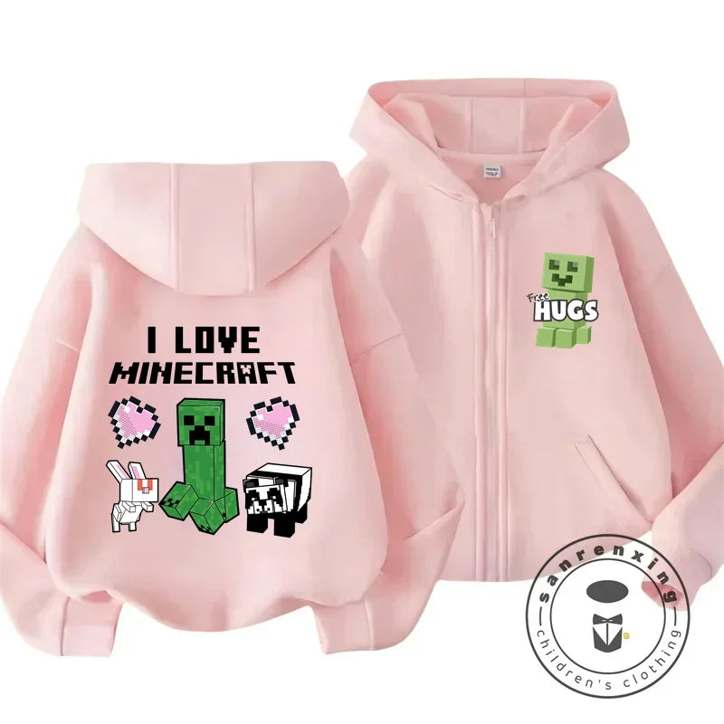 Sweat à capuche Minecraft