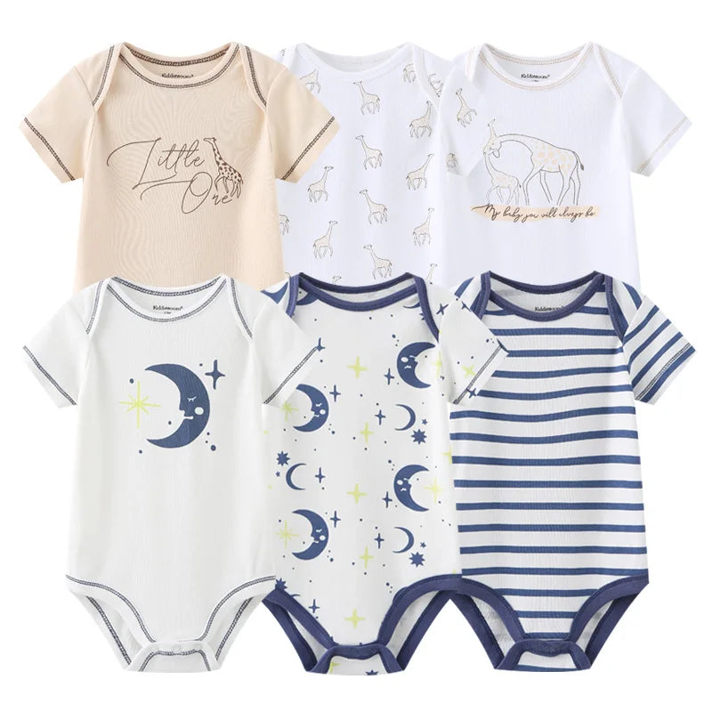 Ensemble de 6 bodys en coton