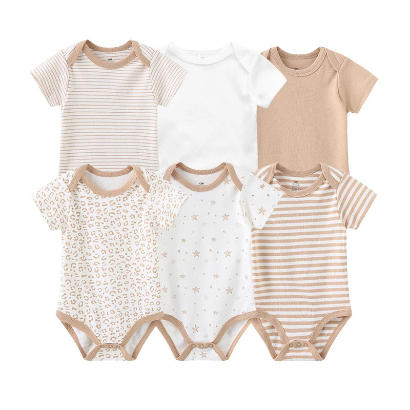 Ensemble de 6 bodys en coton
