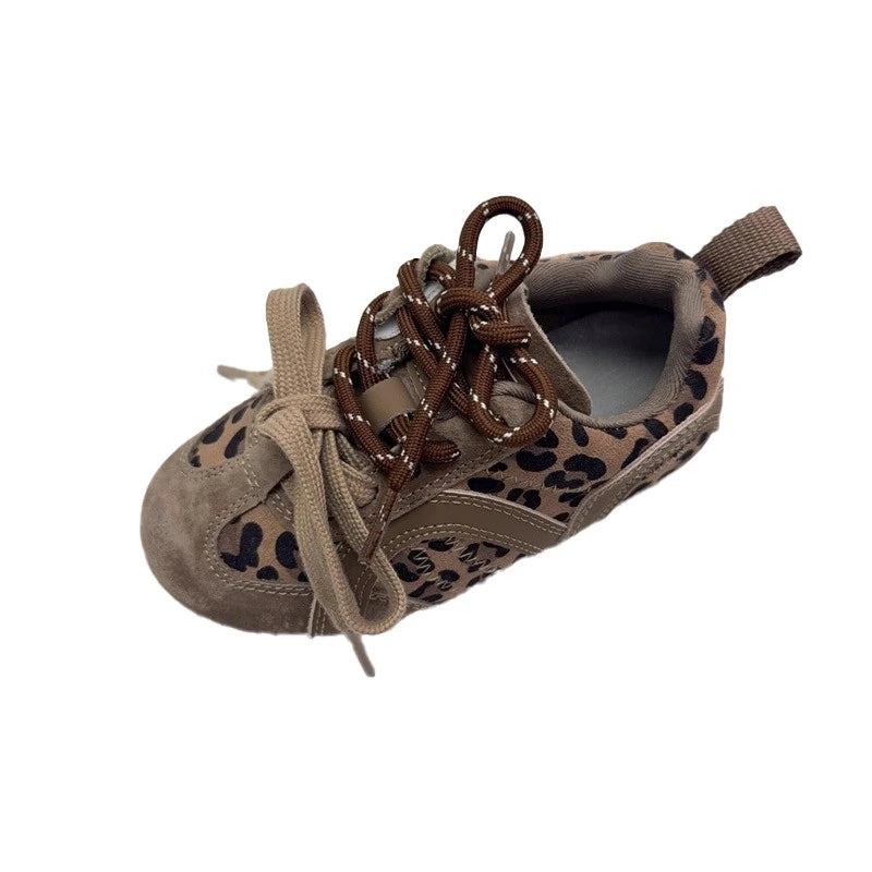 Baskets à imprimé léopard