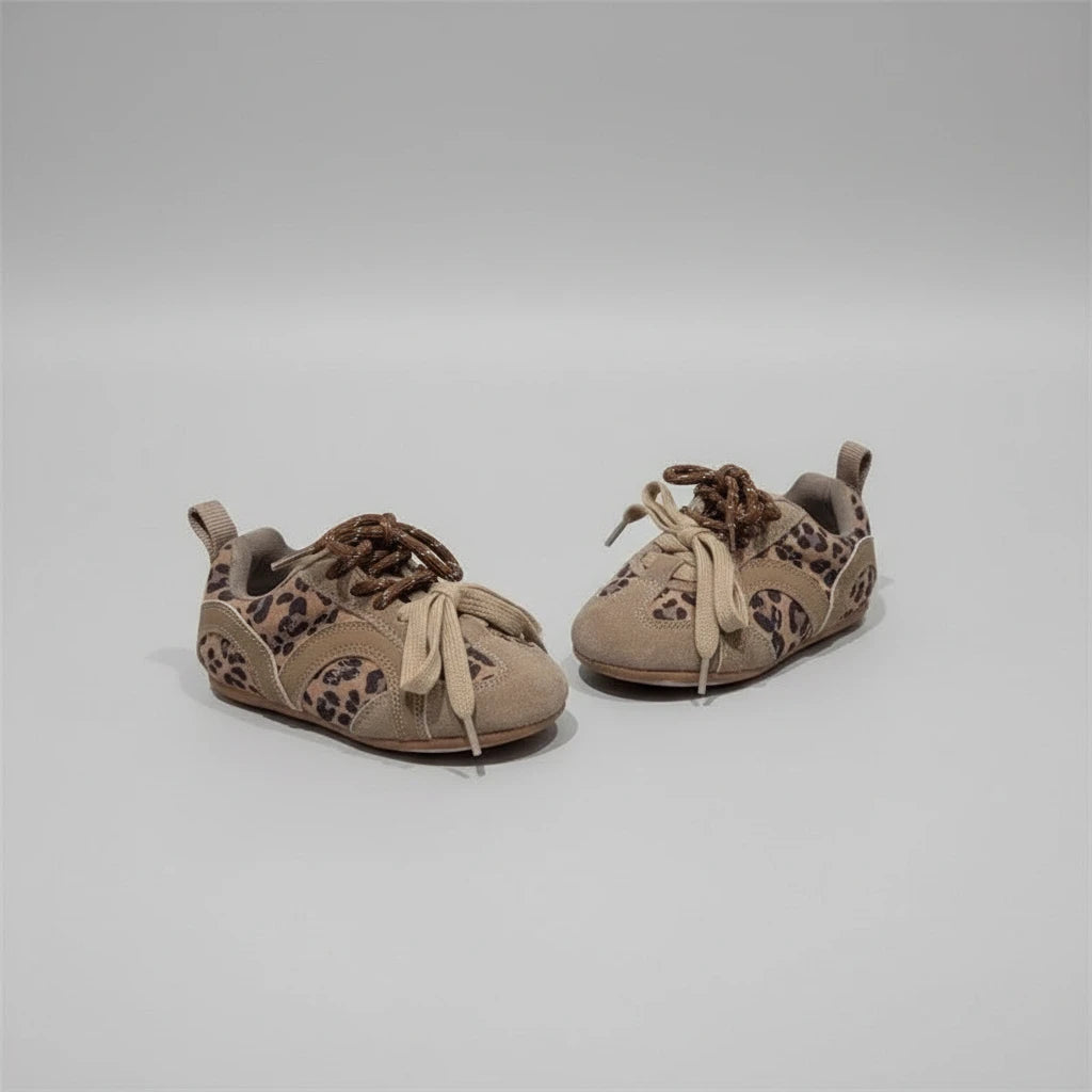Baskets à imprimé léopard