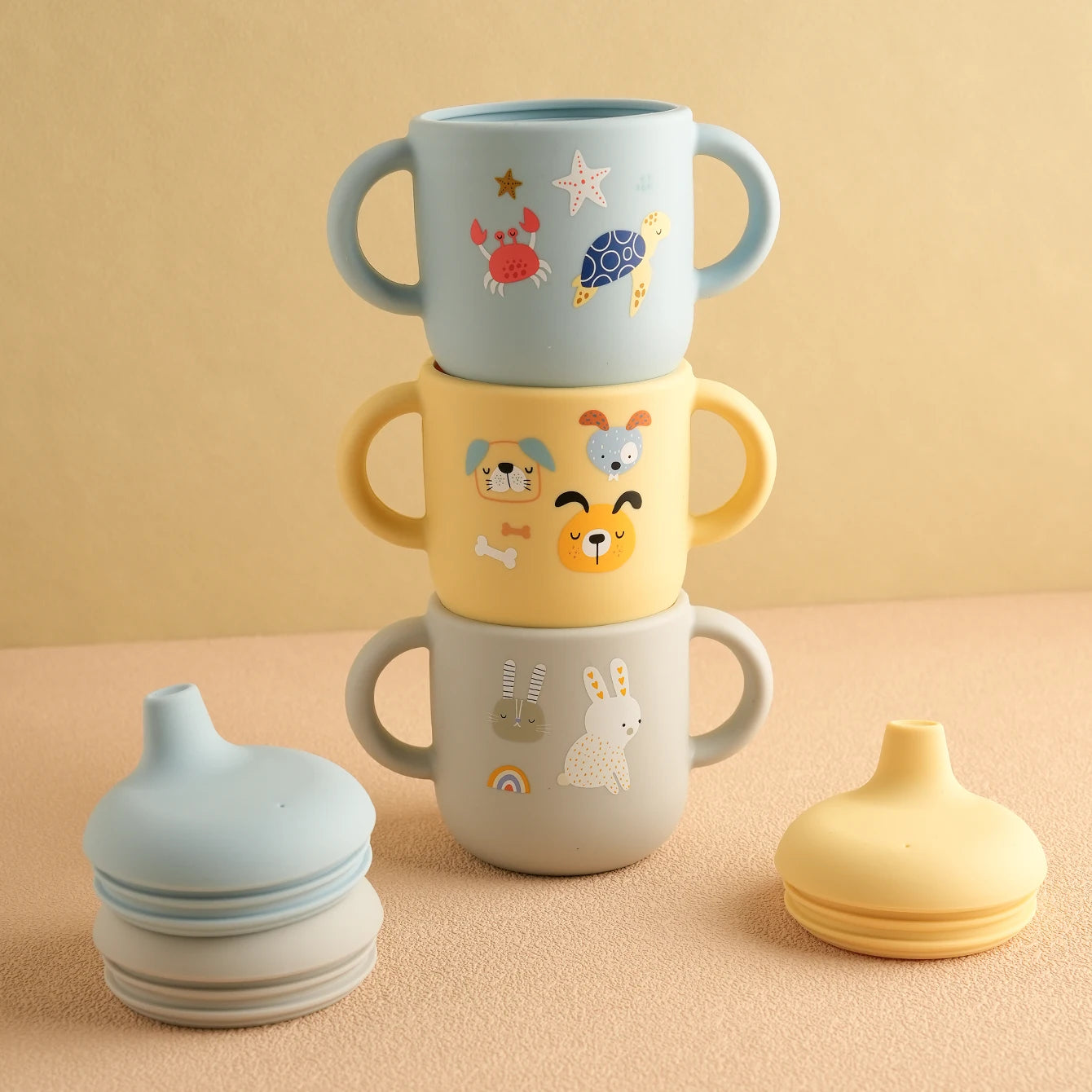 Tasse d'alimentation en Silicone pour bébé