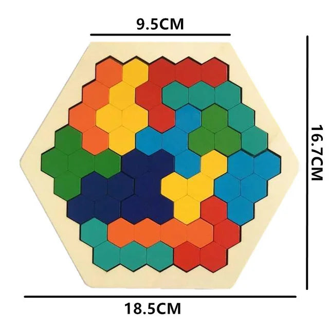 Puzzle 3D Tangram Montessori