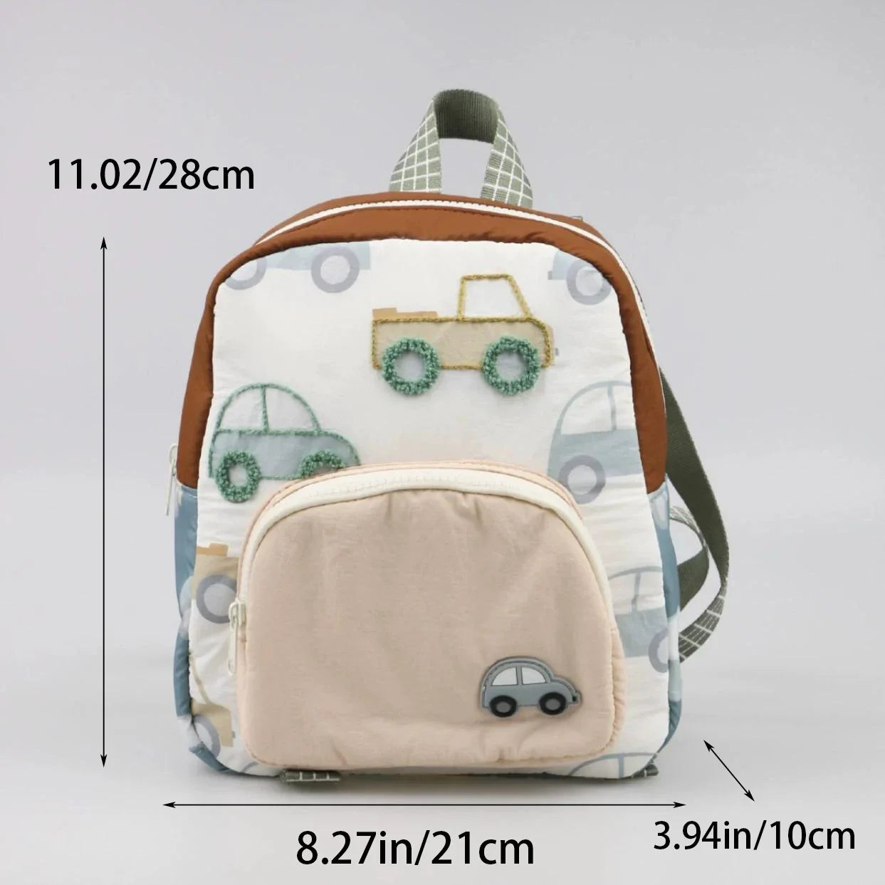 Sac à dos brodé de voiture