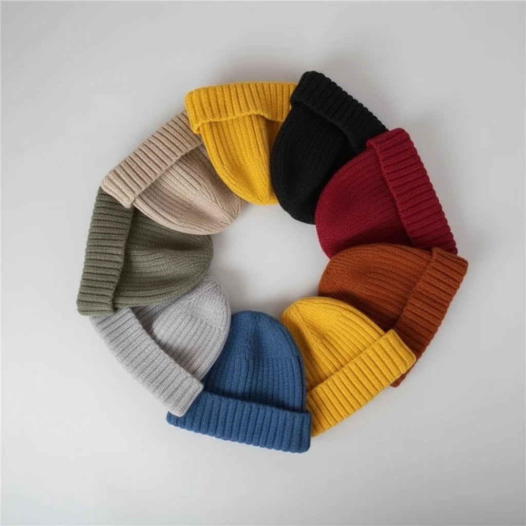 Bonnet en laine tricoté