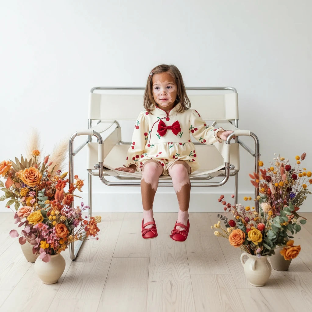 Barboteuse imprimée cœur