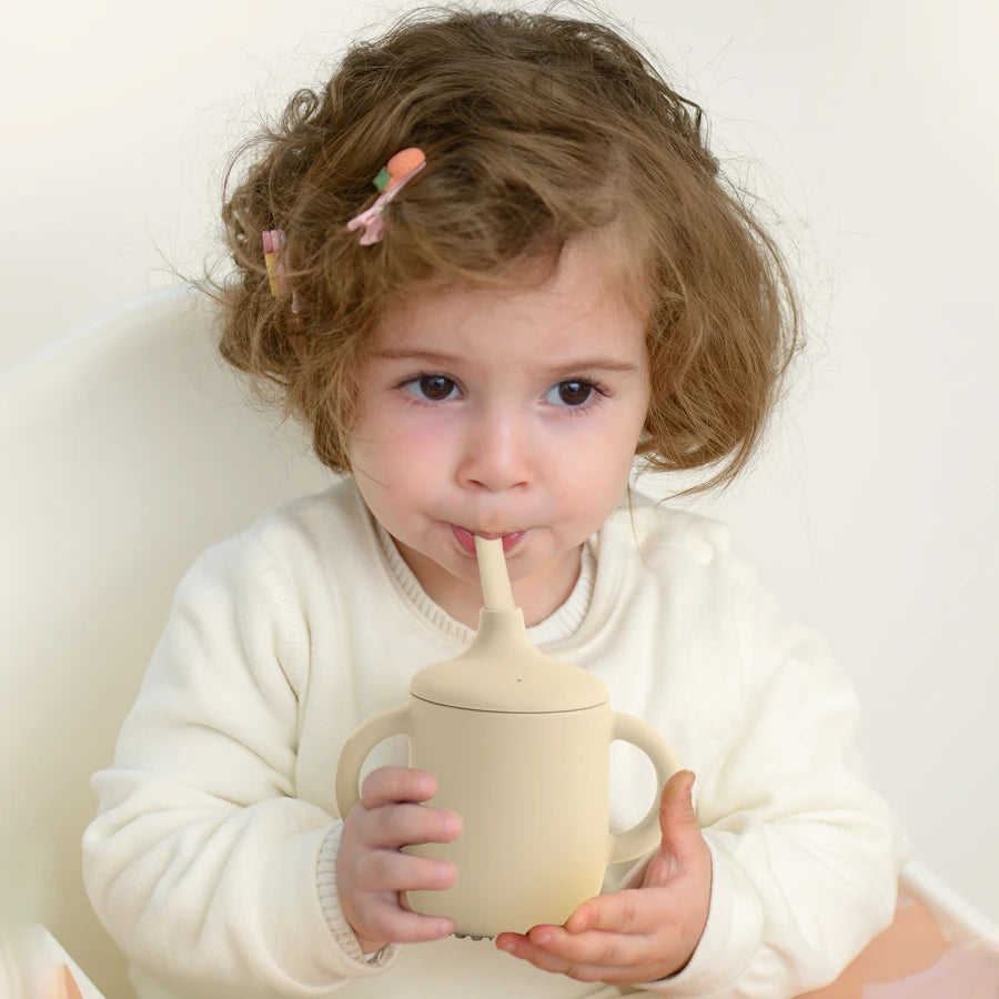Tasse de paille en Silicone pour enfants