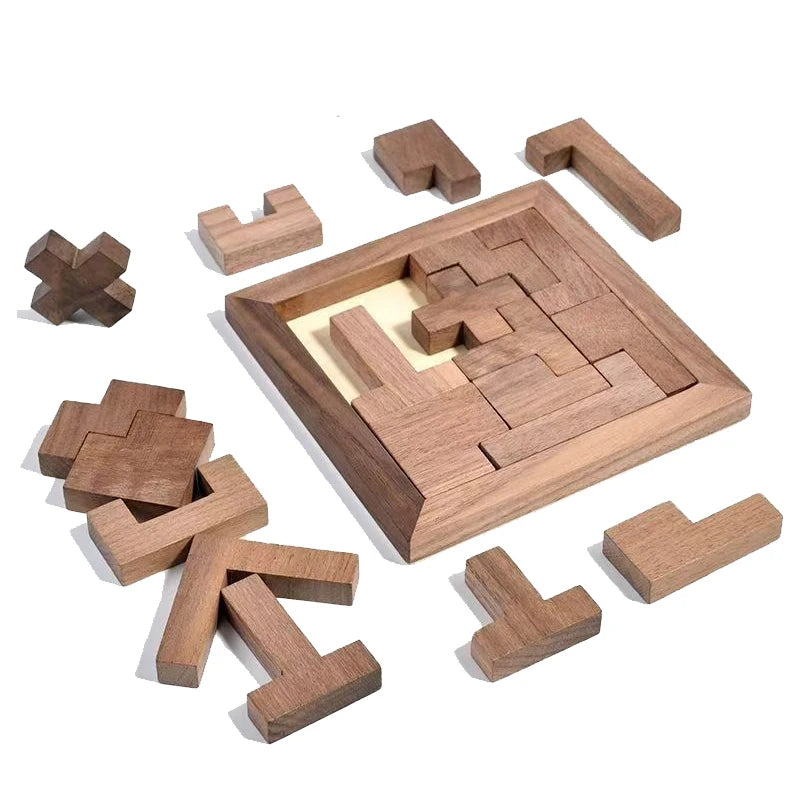 casse-tête Tangram en bois