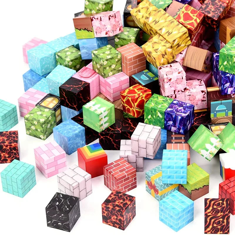 Ensemble de blocs de construction magnétiques,