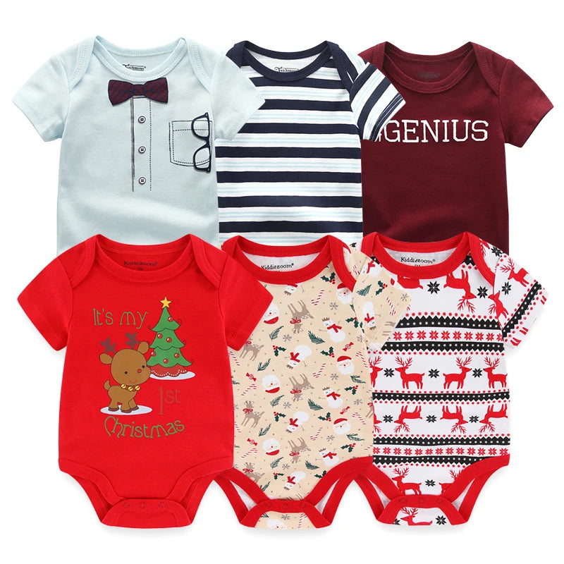Ensemble de 6 bodys en coton