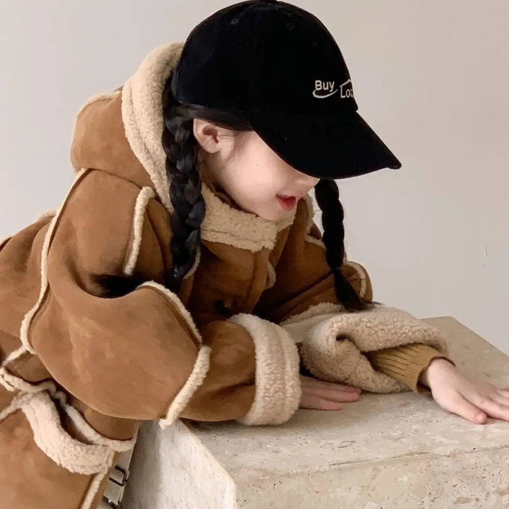 Manteau à capuche avec doublure polaire