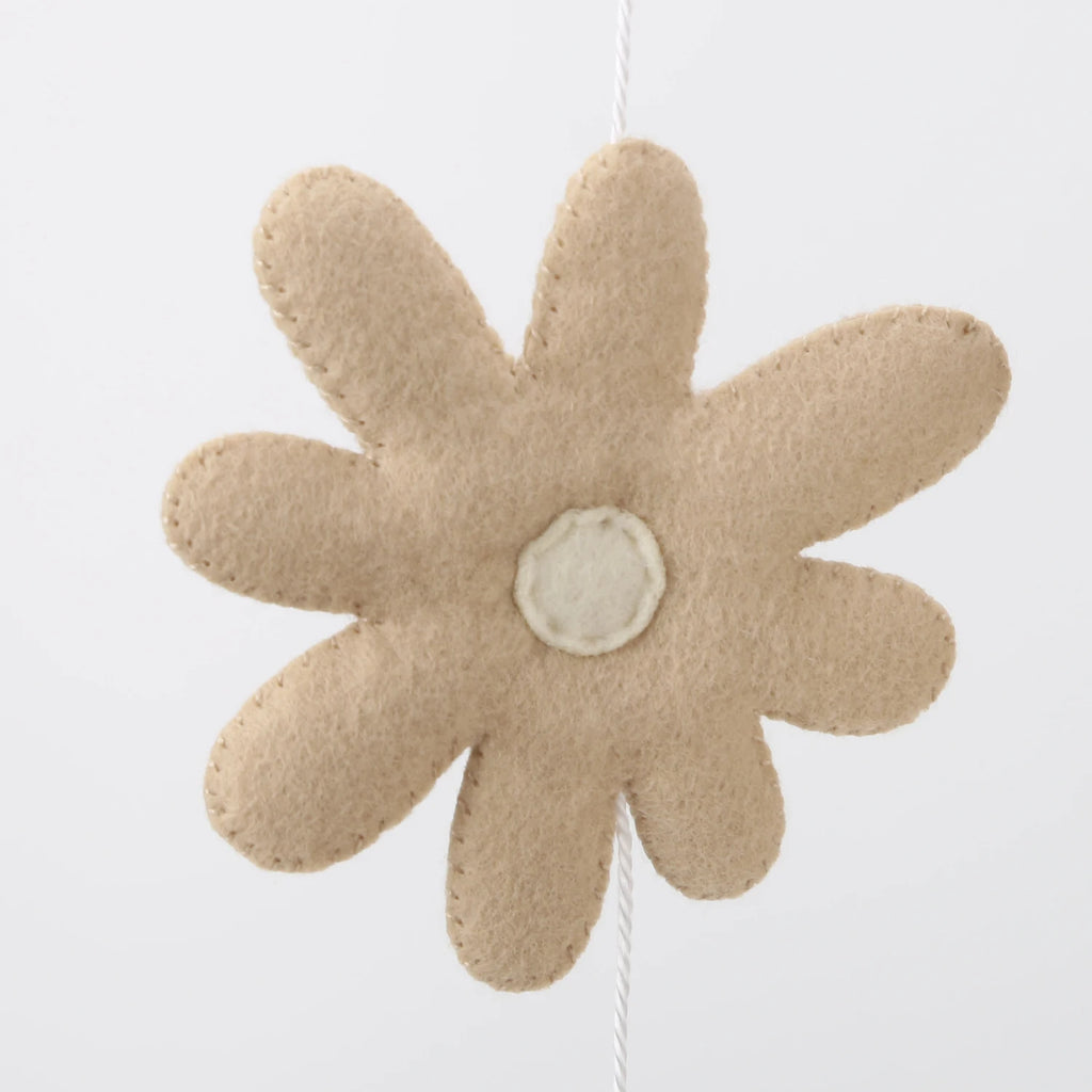 Mobile pour bébé en fleurs