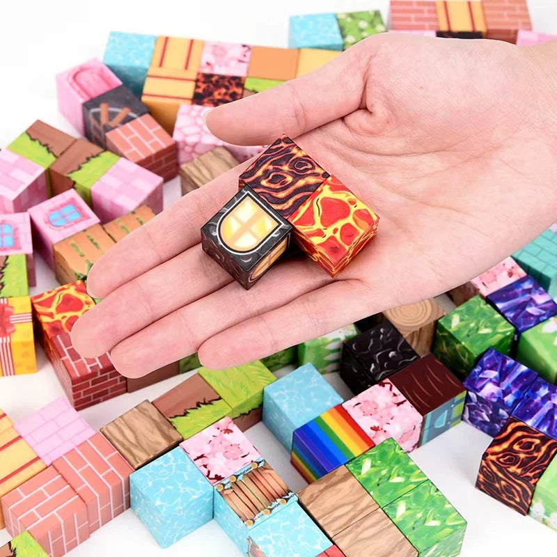 Ensemble de blocs de construction magnétiques,