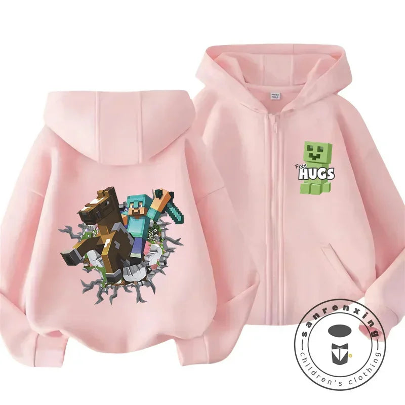 Sweat à capuche Minecraft