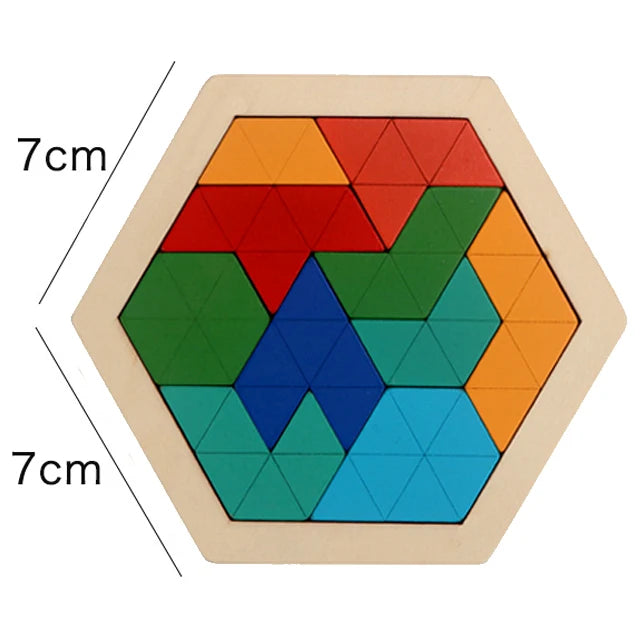 Puzzle 3D Tangram Montessori