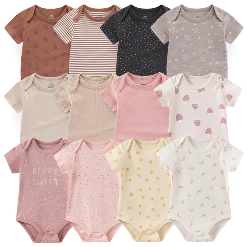 Ensemble de 6 bodys en coton