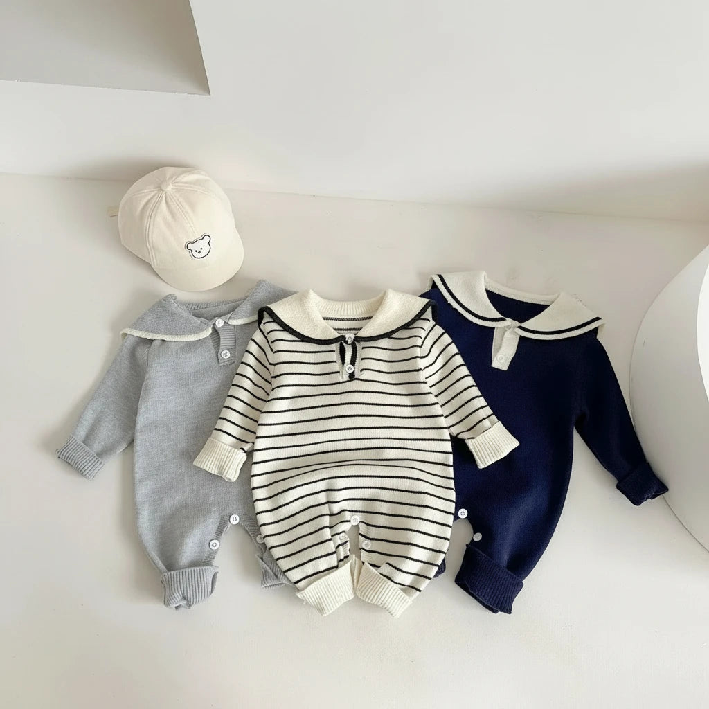 Barboteuse à col marin