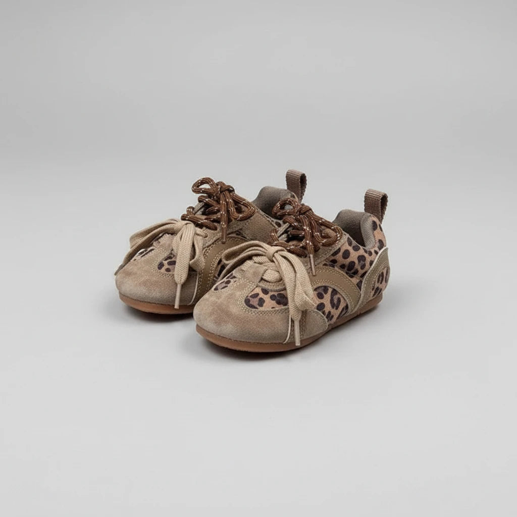 Baskets à imprimé léopard
