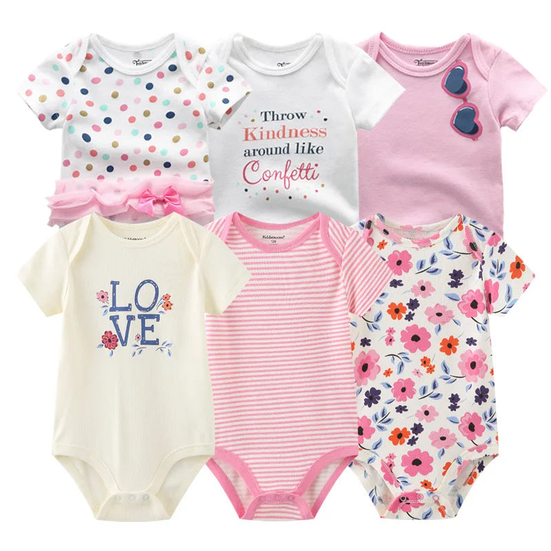Ensemble de 6 bodys en coton