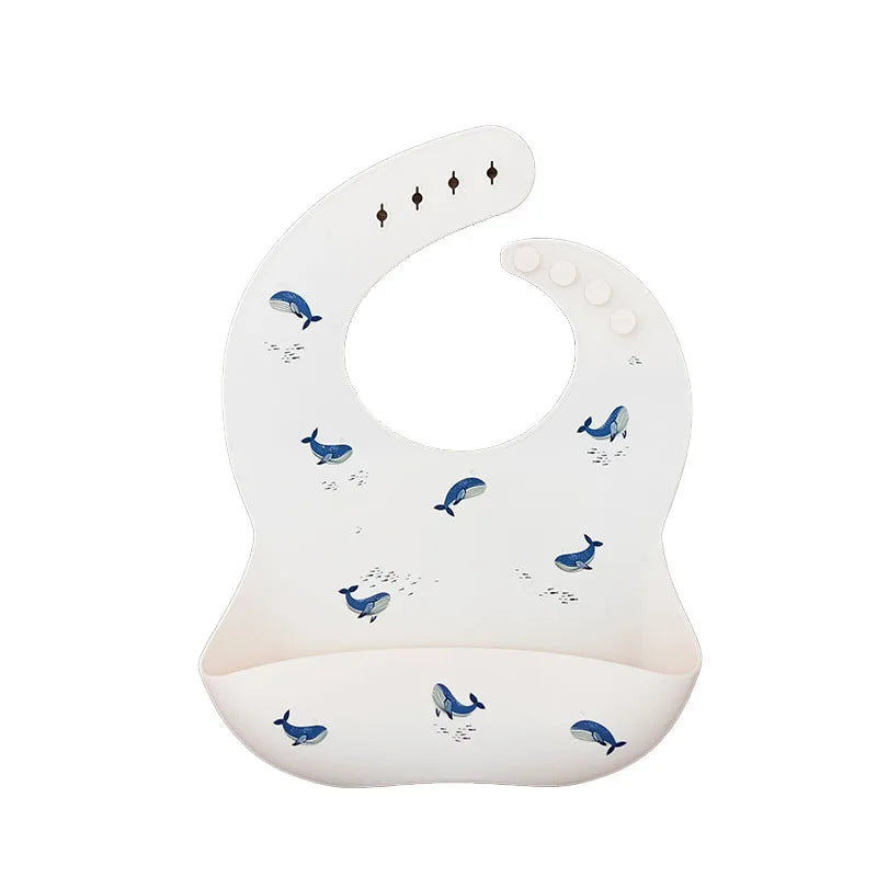 Bavoir en silicone et set de table