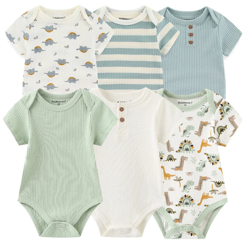 Ensemble de 6 bodys en coton
