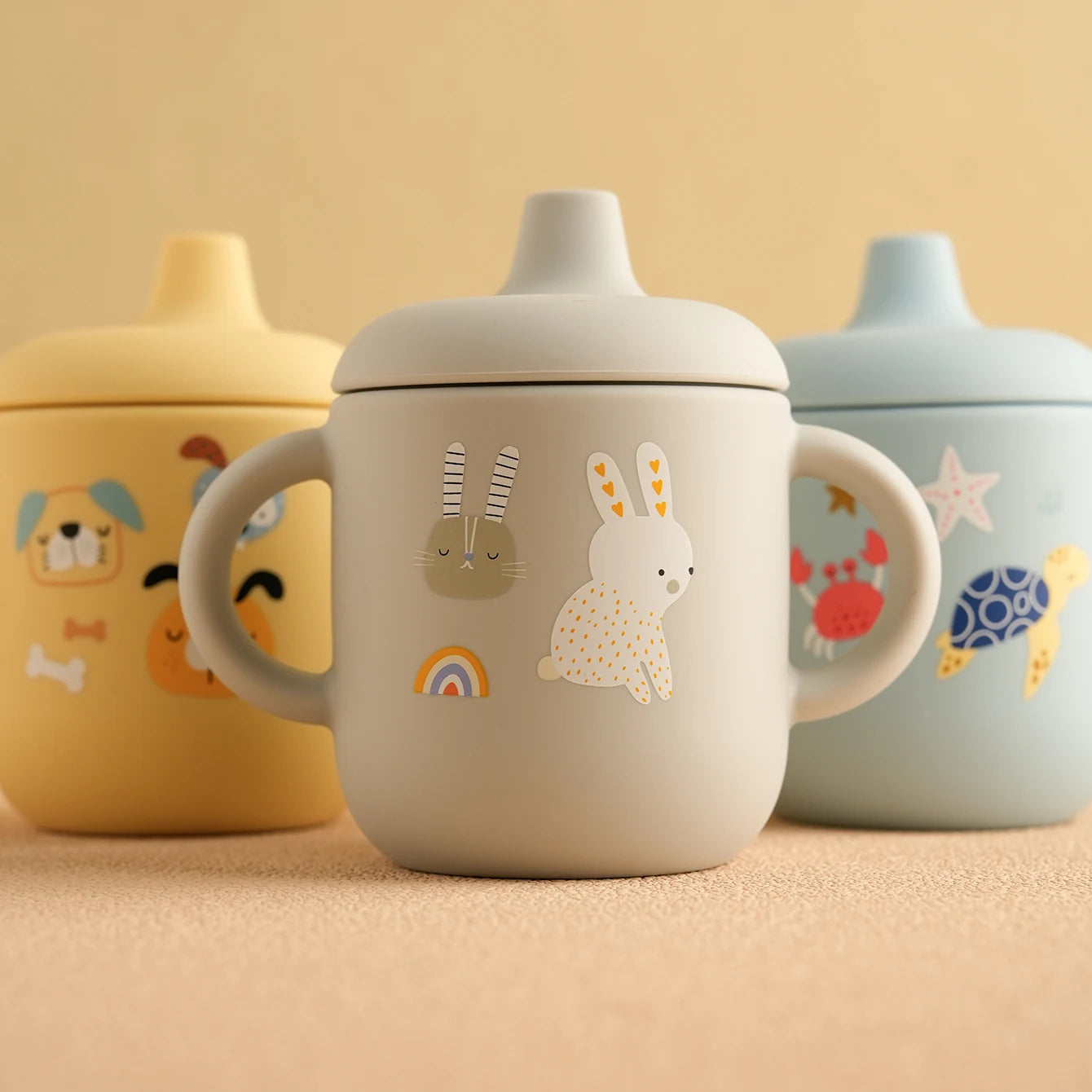 Tasse d'alimentation en Silicone pour bébé