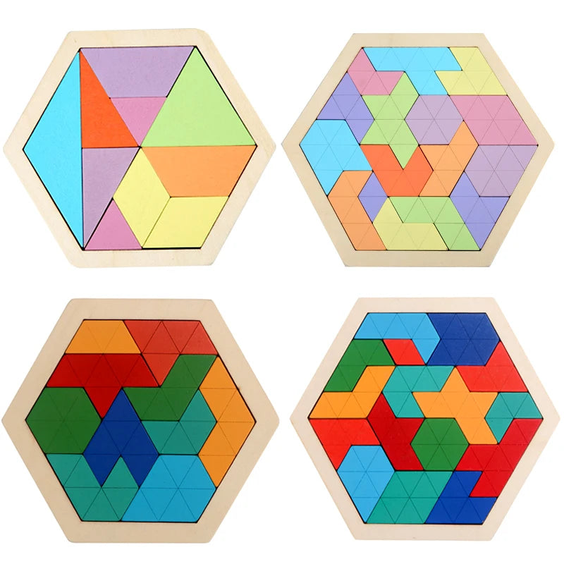 Puzzle 3D Tangram Montessori