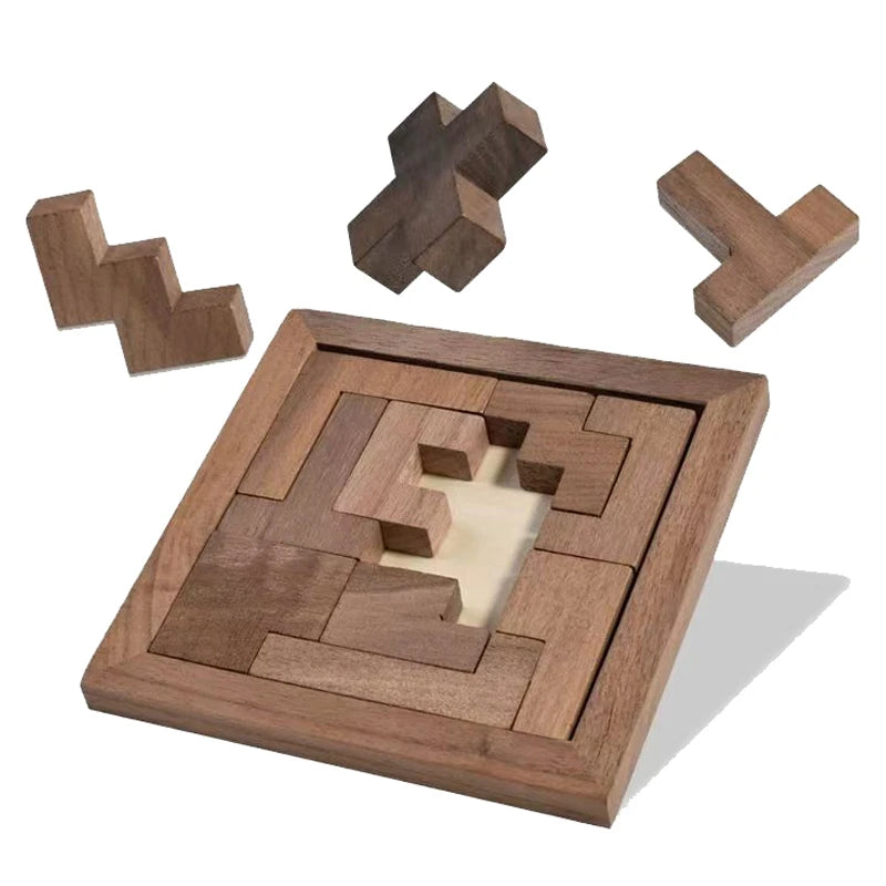 casse-tête Tangram en bois