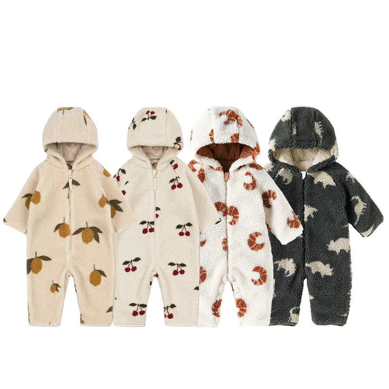 Barboteuses peluche combinaisons