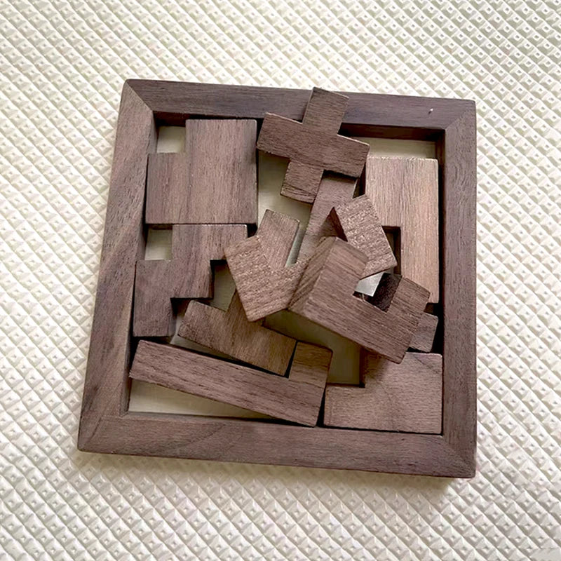 casse-tête Tangram en bois