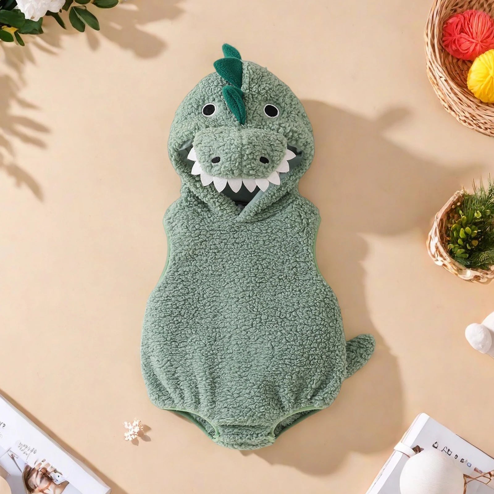 Barboteuse à Capuche Dinosaure