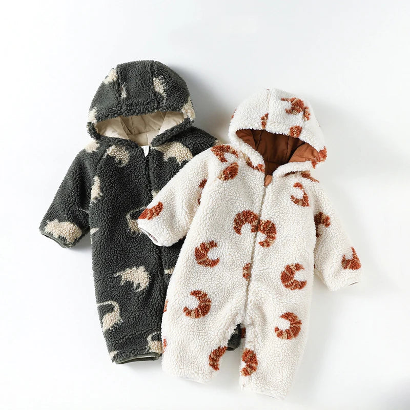 Barboteuses peluche combinaisons