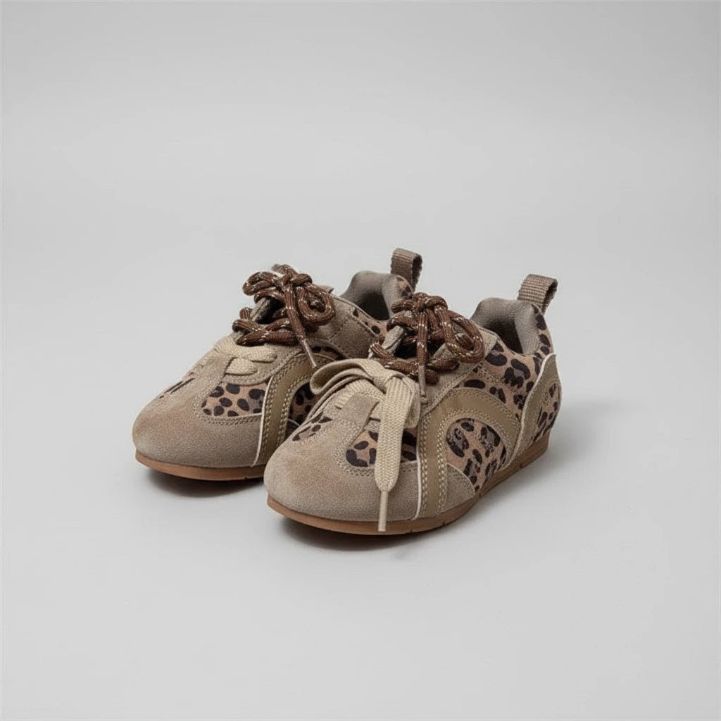 Baskets à imprimé léopard