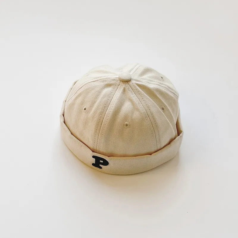 Chapeau sans bord en denim vintage