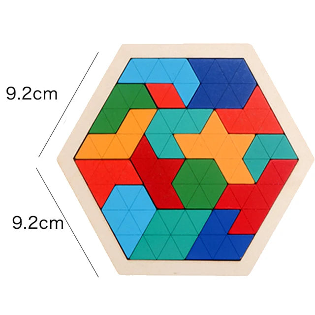 Puzzle 3D Tangram Montessori